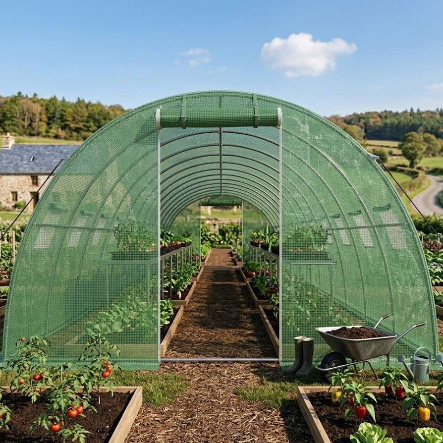 Serre de Jardin en Polyéthylène XXL en Tunnel