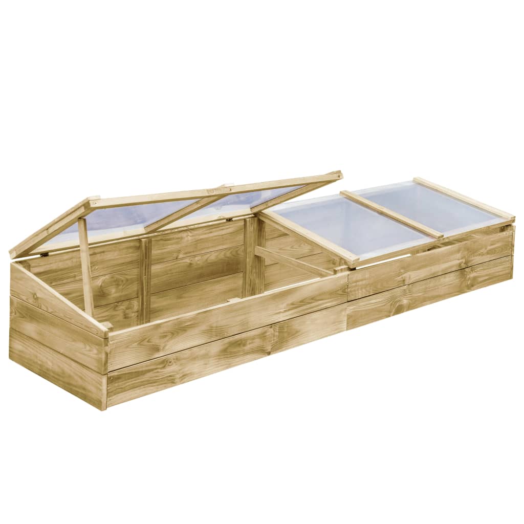 Mini Serre en Bois de Pinède Imprégnée