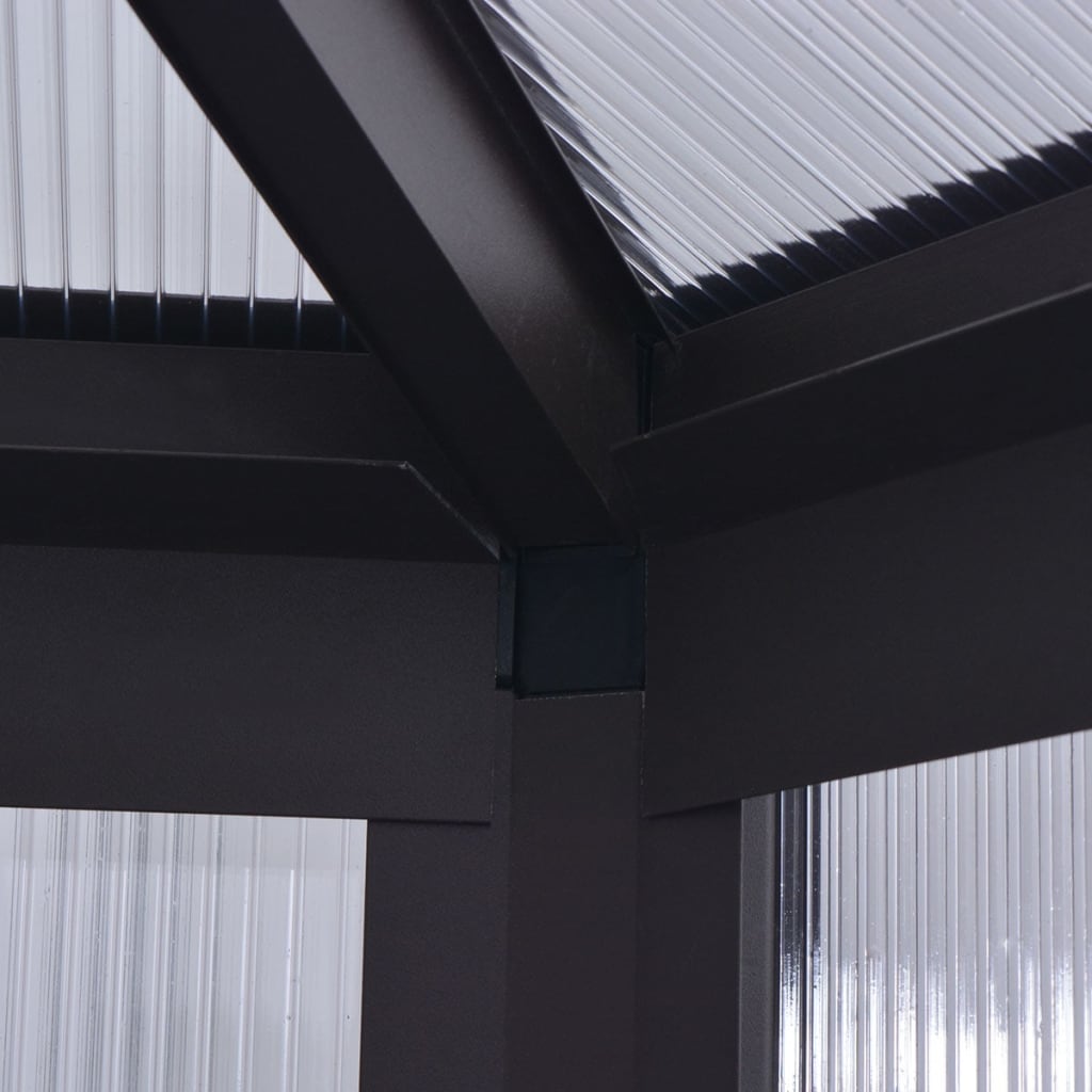 Serre Polycarbonate Hexagonale avec Structure en Aluminium